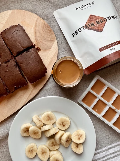 FANCY FOOD: Caramel brownies